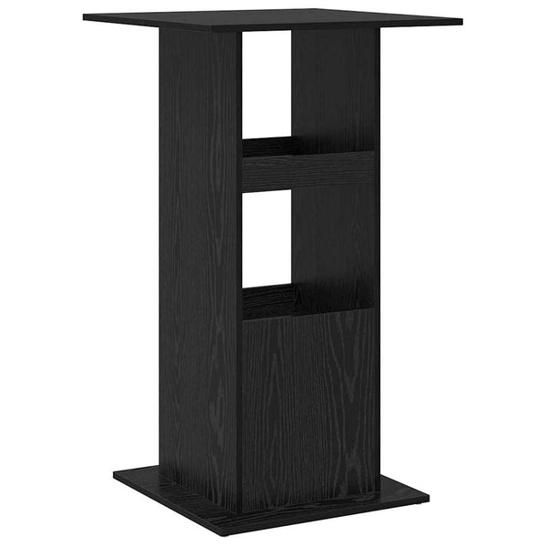 Bartisch Schwarz Eichenoptik 60x60 cm