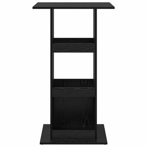 Bartisch Schwarz Eichenoptik 60x60 cm