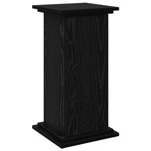 Pflanzenständer mit Regal, Schwarz/Eiche, 60cm