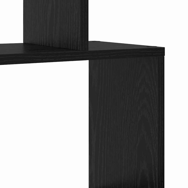 Bücherregal Schwarz Eichen-Optik 193,5 cm Hoch