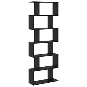 Bücherregal Schwarz Eichen-Optik 193,5 cm Hoch