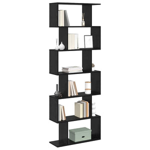 Bücherregal Schwarz Eichen-Optik 193,5 cm Hoch