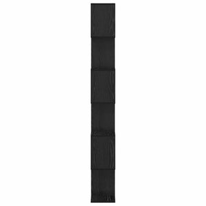 Bücherregal Schwarz Eichen-Optik 193,5 cm Hoch
