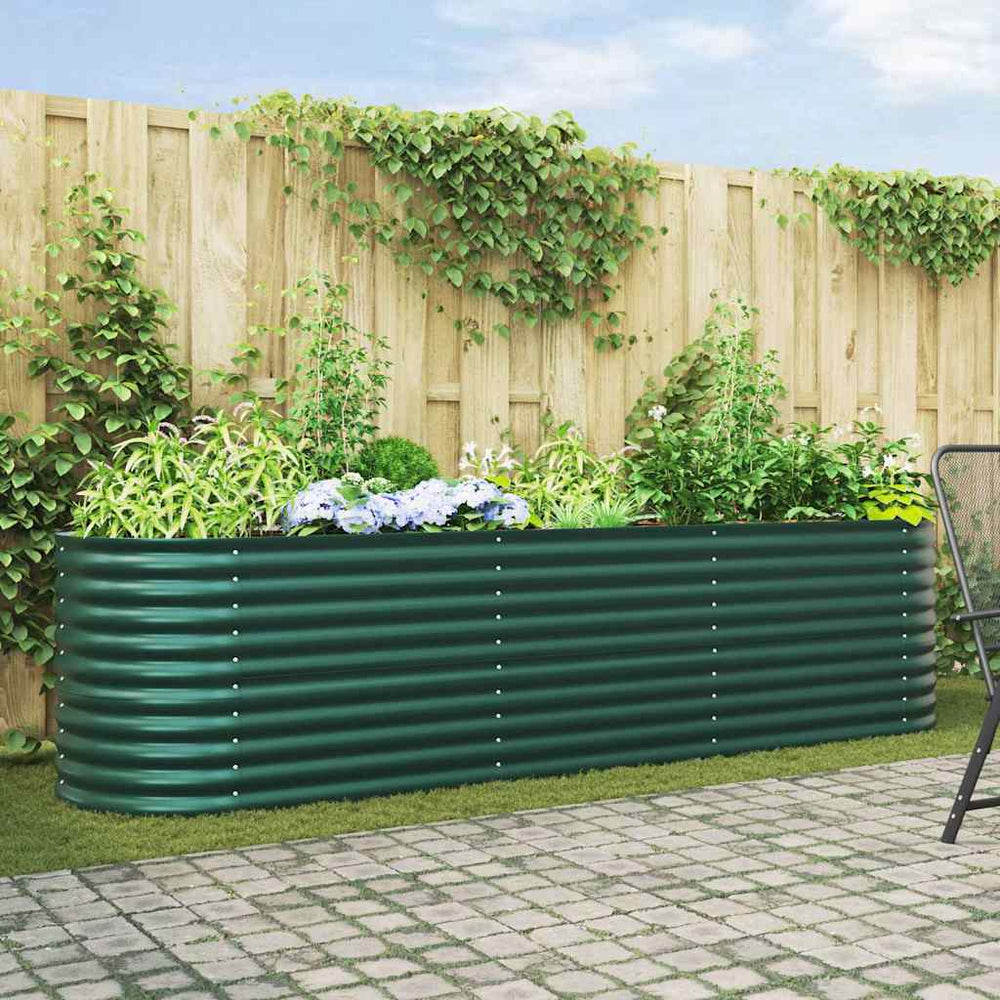 Hochbeet Grün Stahl 320 cm