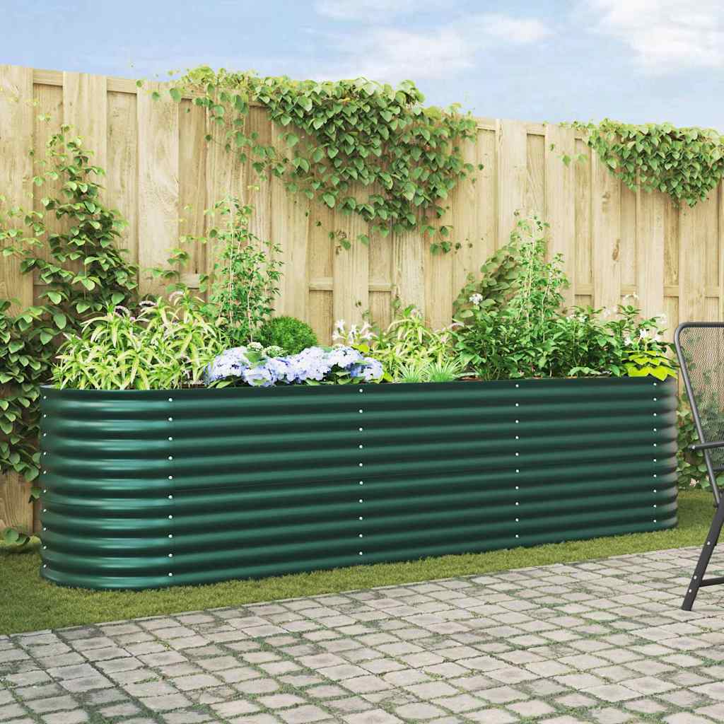 Hochbeet Grün Stahl 320 cm