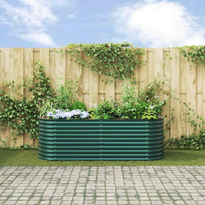 Hochbeet Grün 240 cm Stahl