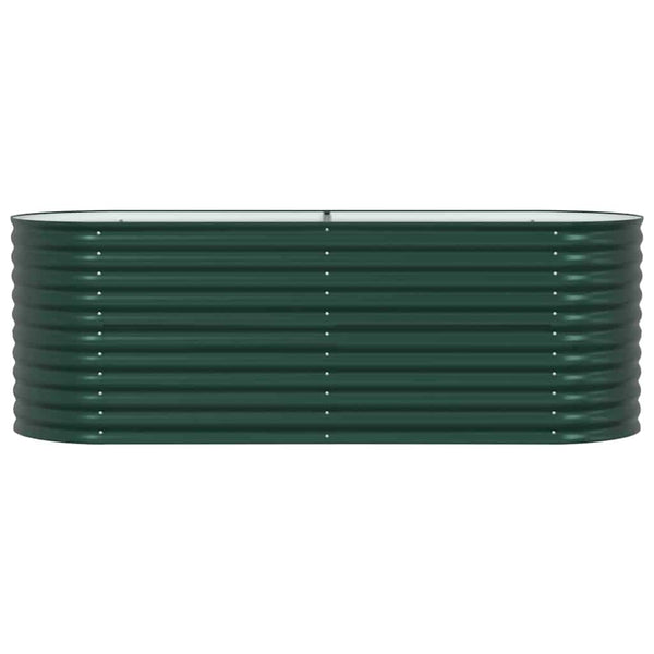 Hochbeet Grün 240 cm Stahl