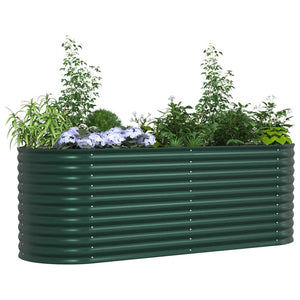 Hochbeet Grün 240 cm Stahl