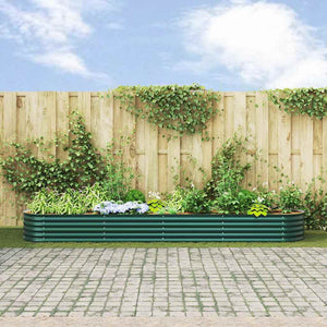 Hochbeet Grün 400 cm Stahl