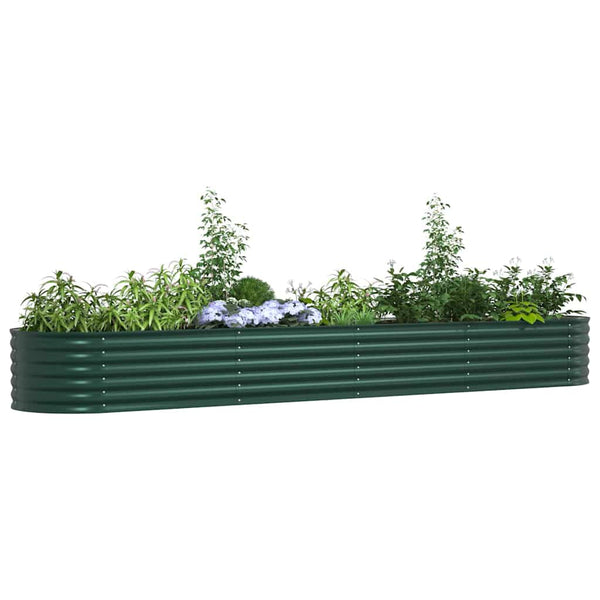 Hochbeet Grün 400 cm Stahl