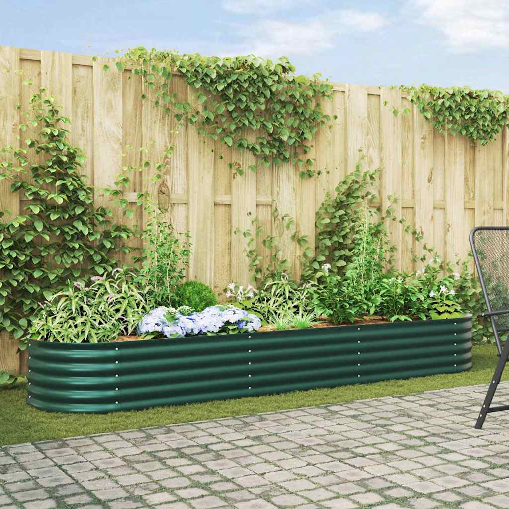 Hochbeet Grün Stahl 320 cm