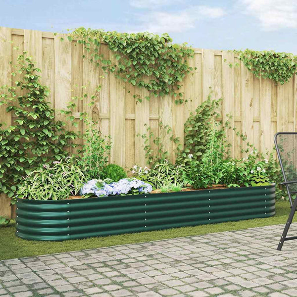 Hochbeet Grün Stahl 320 cm