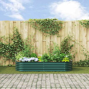 Hochbeet Grün 240 cm Stahl