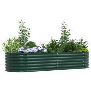Hochbeet Grün 240 cm Stahl