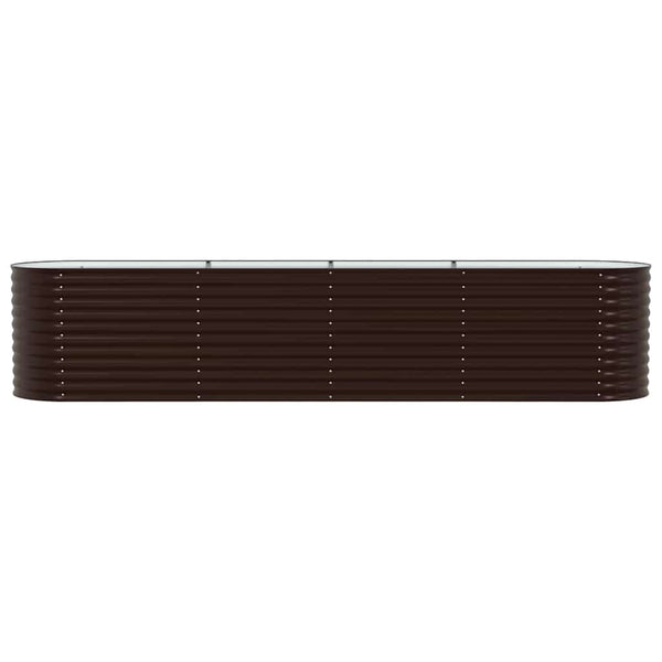 Hochbeet Braun 400 cm Stahl