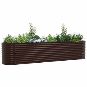 Hochbeet Braun 400 cm Stahl