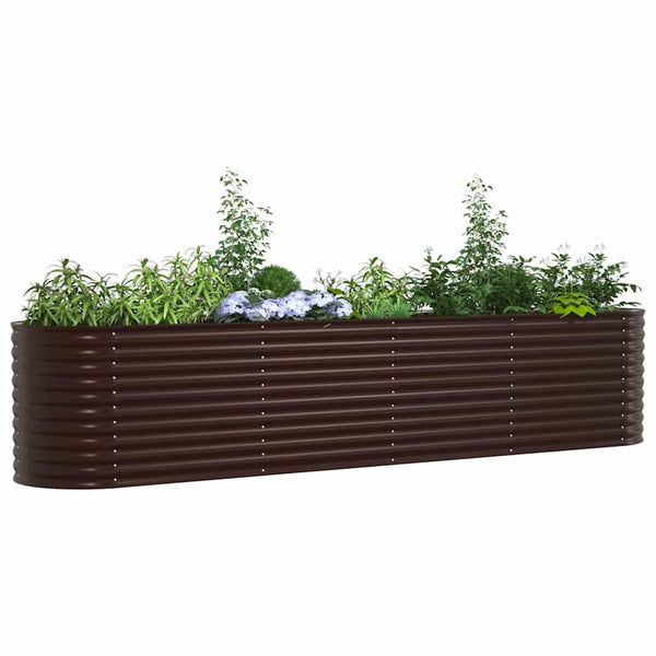 Hochbeet Braun 400 cm Stahl