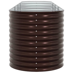 Hochbeet Braun 400 cm Stahl