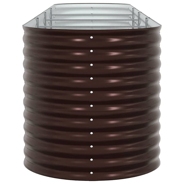 Hochbeet Braun 400 cm Stahl