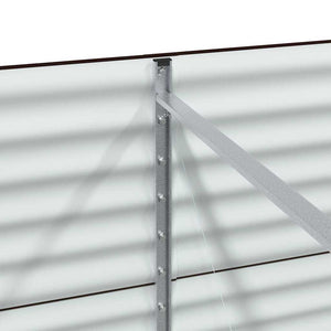 Hochbeet Braun 320 cm Stahl