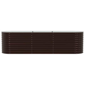 Hochbeet Braun 320 cm Stahl
