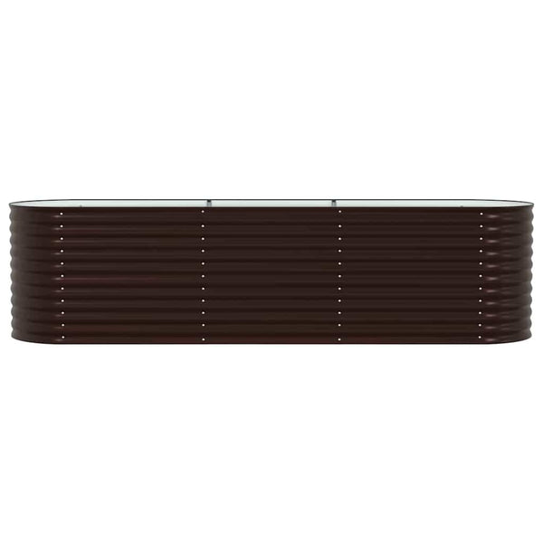 Hochbeet Braun 320 cm Stahl
