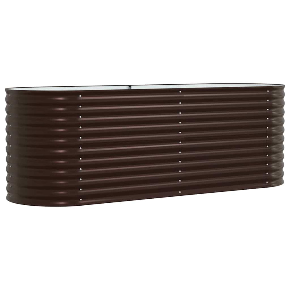 Hochbeet Braun 240 cm Stahl