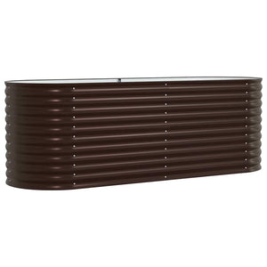 Hochbeet Braun 240 cm Stahl