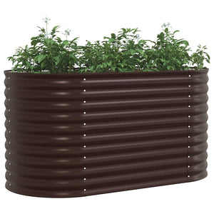 Hochbeet Braun 160 cm Stahl