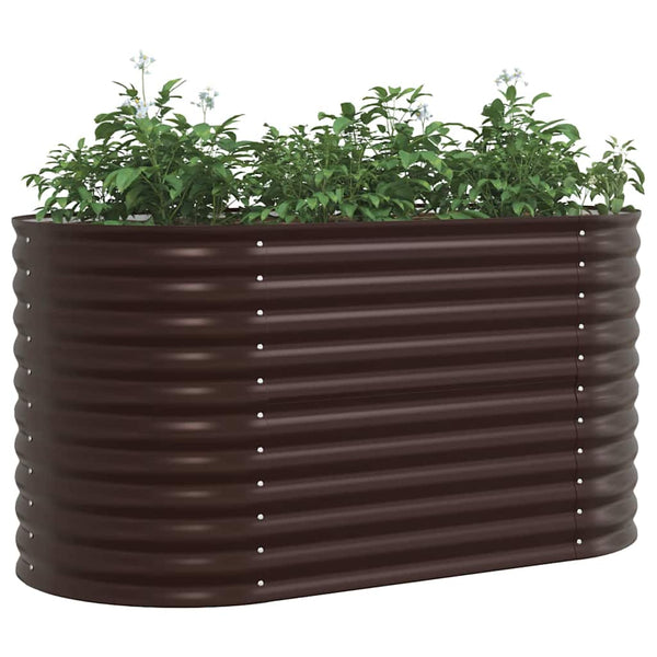 Hochbeet Braun 160 cm Stahl