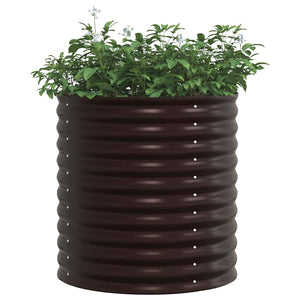 Hochbeet Braun Stahl 80x80x81cm
