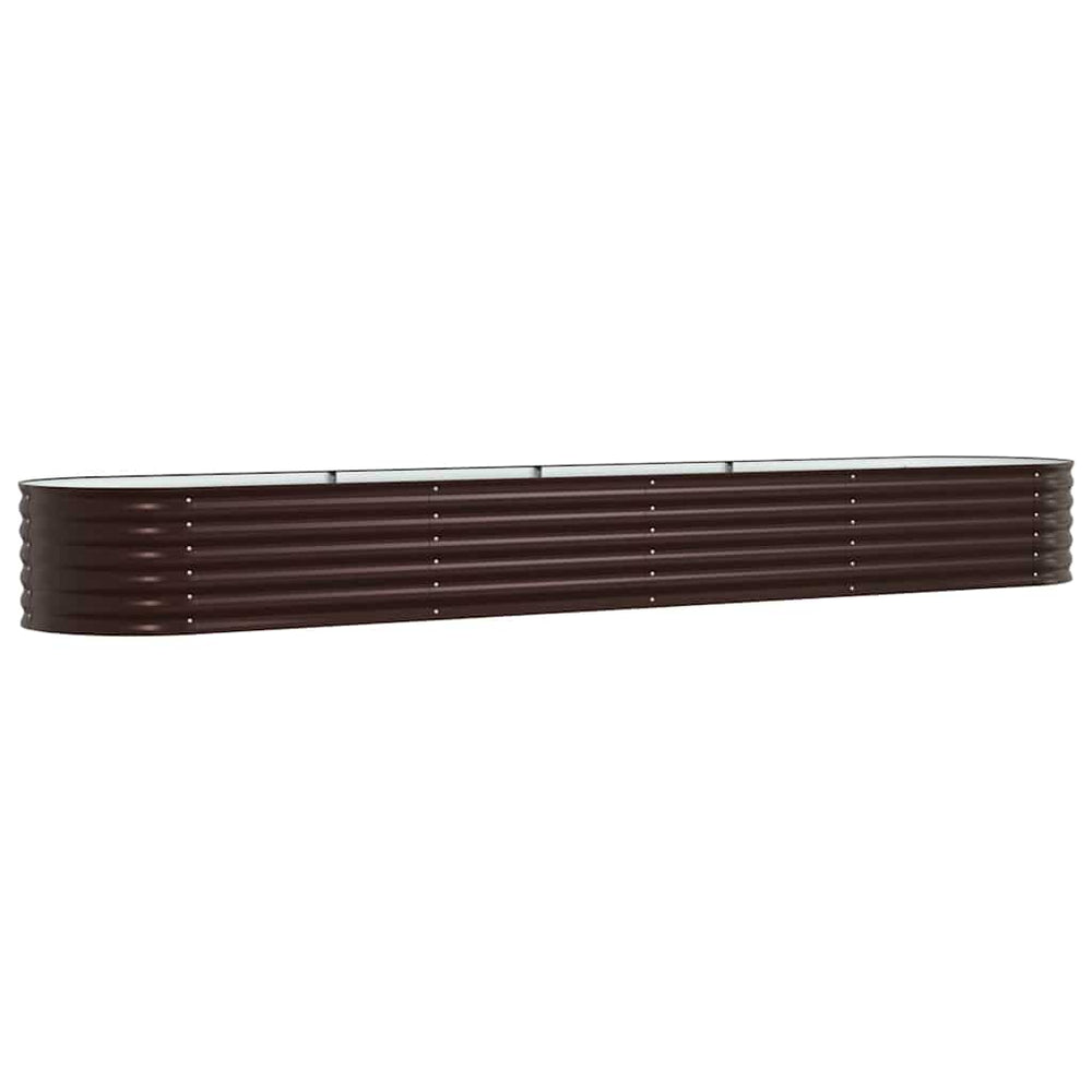 Hochbeet Braun Stahl 400x80x44cm