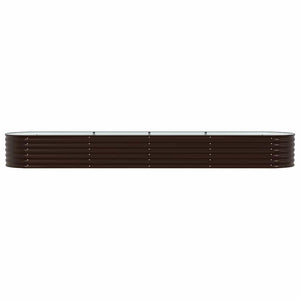 Hochbeet Braun Stahl 400x80x44cm