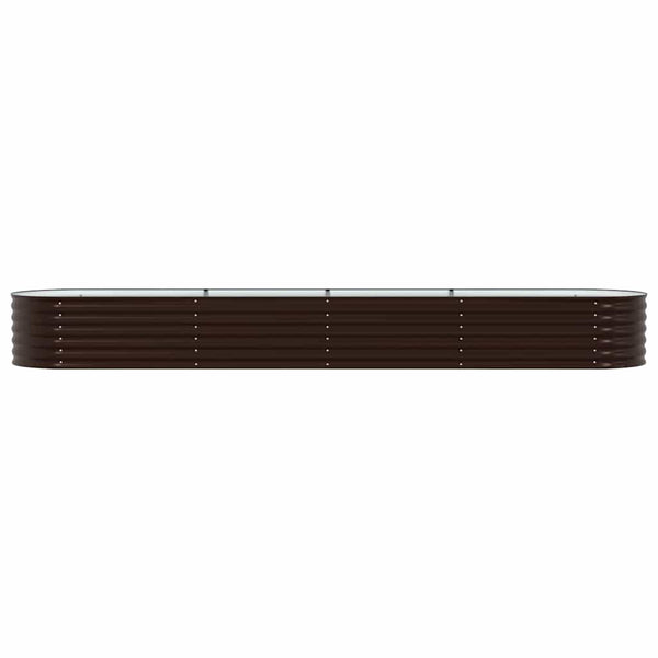 Hochbeet Braun Stahl 400x80x44cm
