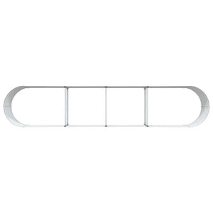 Hochbeet Braun Stahl 400x80x44cm