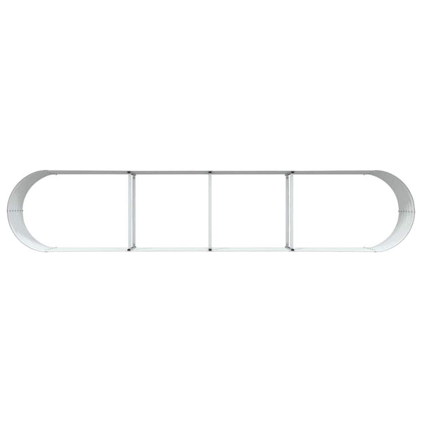 Hochbeet Braun Stahl 400x80x44cm