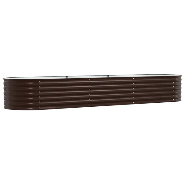 Hochbeet Braun 320 cm Stahl