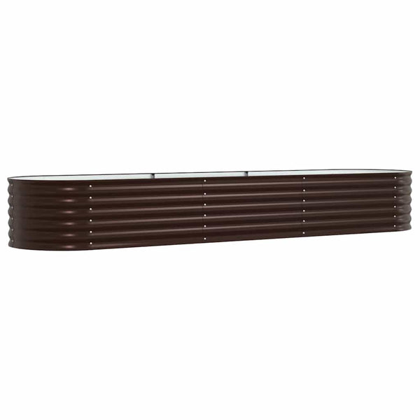 Hochbeet Braun 320 cm Stahl