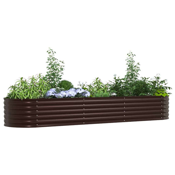 Hochbeet Braun 320 cm Stahl