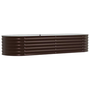 Hochbeet Braun Stahl 240 cm