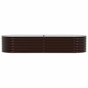 Hochbeet Braun Stahl 240 cm