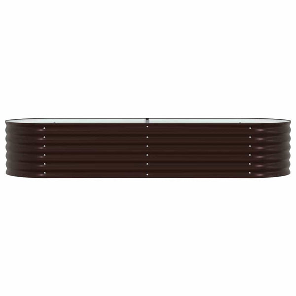Hochbeet Braun Stahl 240 cm