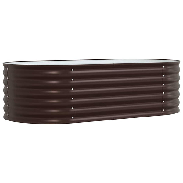 Hochbeet Braun 160 cm Stahl