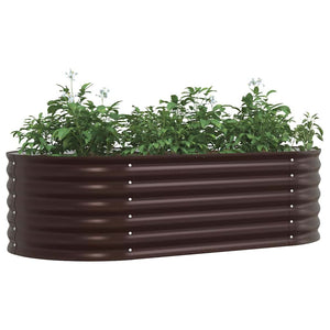 Hochbeet Braun 160 cm Stahl