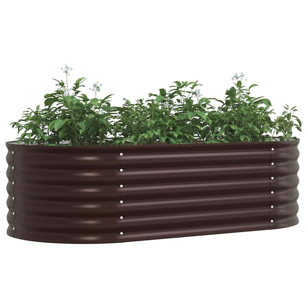 Hochbeet Braun 160 cm Stahl