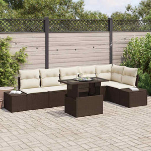 Gartensofa-Set mit Kissen & Stauraum