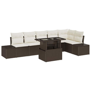 Gartensofa-Set mit Kissen & Stauraum