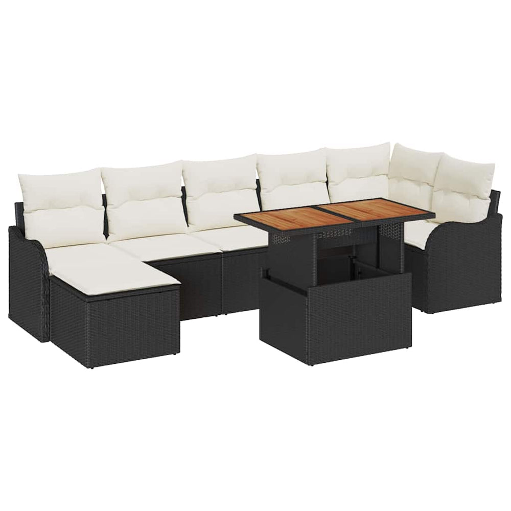 Garten Sofa Set mit Kissen und Stauraum