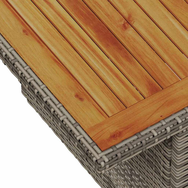 vidaXL Salon de jardin avec coussins 7 pcs Gris