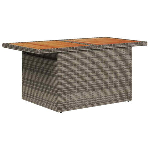 Garten Essgruppe mit Kissen, 7-teilig, Grau/Marineblau